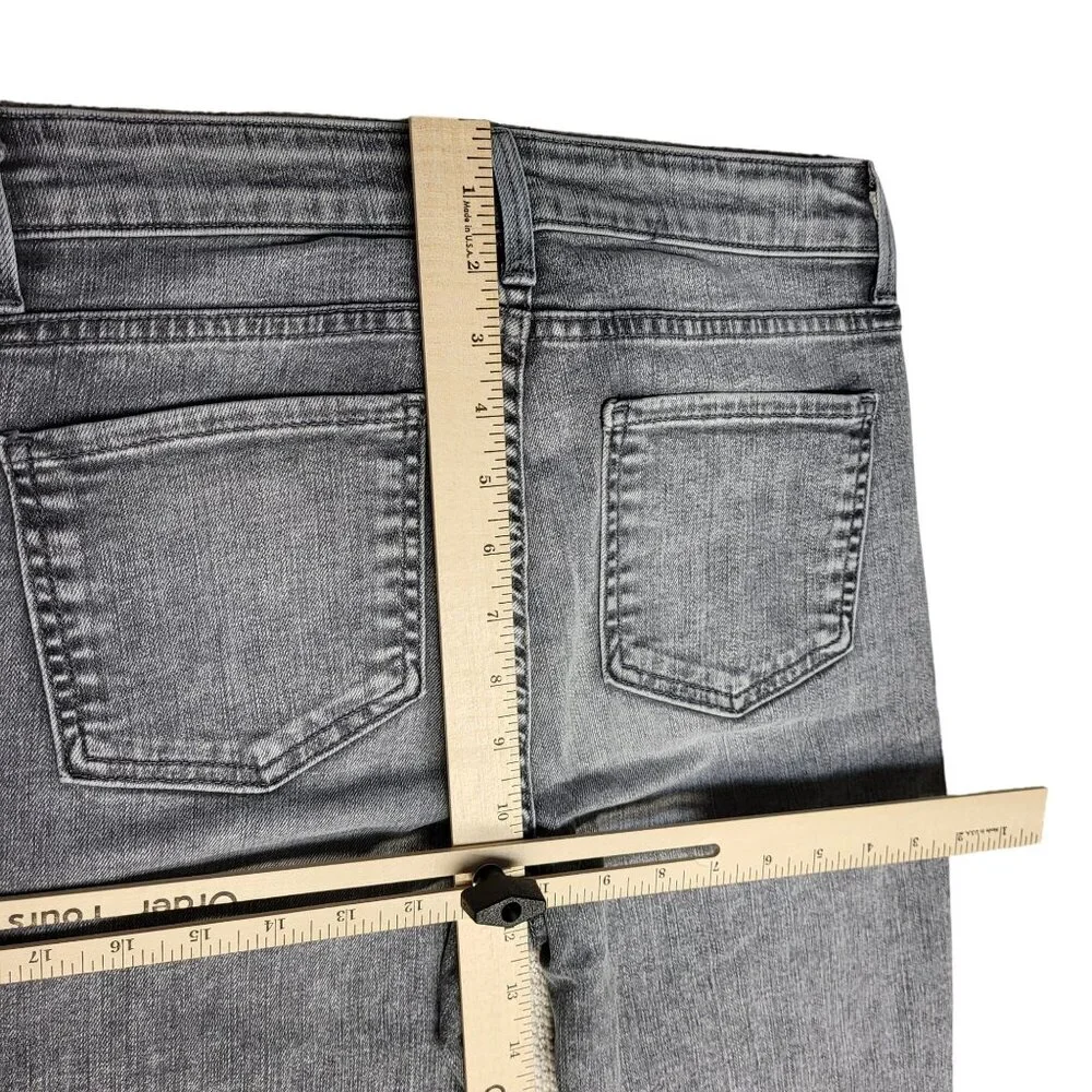 FIDELITY DENIM Juniper Crop Cropped Flare Women's Jeans Denim Surfire Grey SZ 27 - Picture 14 of 16